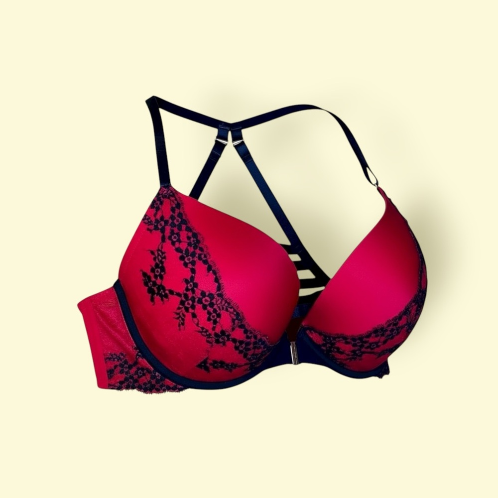 Cacique Boost Plunge Racerback Bra, Size 44B
